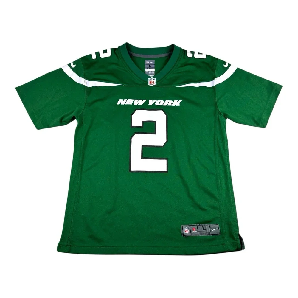 Zach Wilson New York Jets Youth Nike NFL Football Sports Jersey Boys Large